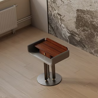 Modern Bedside Cabinet 3d model