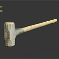 Professional Heavy Duty Hammer With Wooden Handle And Metal Head For Construction