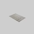 Square Rug With Neutral Textured Design For Modern Living Room Decor