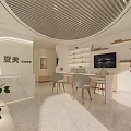 Modern Hair and Beauty Salon Interior With Stylish Reception And Comfortable Seating