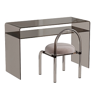 Dressing Table Dressing Table Dressing Table Acrylic Single Chair 3d model