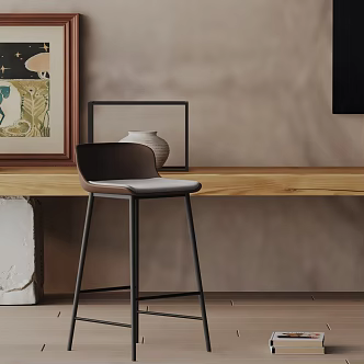 Modern Bar Chair 3d model