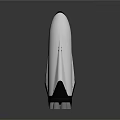 Modern Sleek Conical Device In White And Black With Wheels At The Bottom