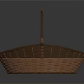 Pet Animal Woven Basket With Handle For Carrying Small Pets