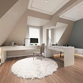 Bright Living Room With Colorful Chairs Round Rug And Cloud Chandeliers