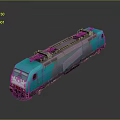 Modern Teal Electric Train Exterior With Streamlined Design And Detailed Pantographs On Reflective Surface