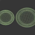 Minimalist Light Stone Round Tray Ornament Set With Natural Texture