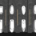 Modern urinal 3d model