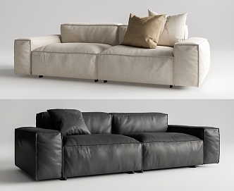 Modern Bonaldo double sofa 3d model