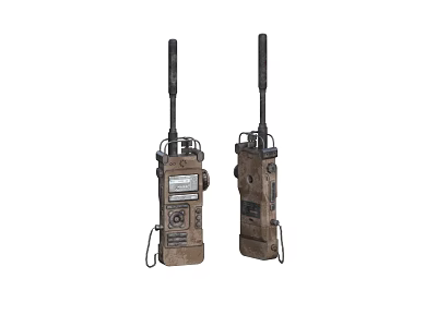 Durable Handheld Two Way Radios With Antenna For Outdoor Communication 3d model