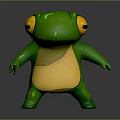 Frog Poison Frog Game Frog Reptile Cold Blooded Animal Reptile 3d model