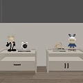 Modern bedside table 3d model