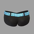Stylish Sparkling Blue Belt Featuring Rhinestone Details and Silver Buckle