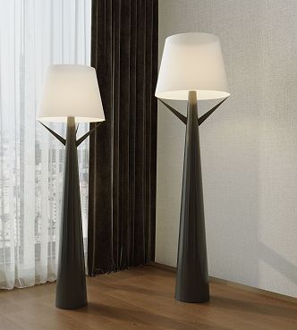 Modern retro creative floor lamp 3d model