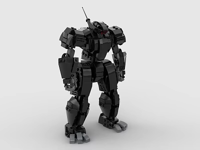 LEGO Toy Blocks Fighting Robot Gundam Mech Warrior Transformers 3d model