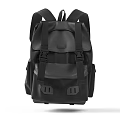 Durable Black Backpack With Comfortable Straps And Multiple Pockets For Daily Use