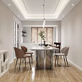 Modern Living Dining Room Interior With Chandelier Sofa Checkered Rug And Coffee Table