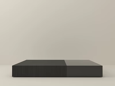 Modern Minimalist Coffee Table With Two Tone Wooden Finish And Sleek Design 3d model