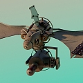 Steampunk Drone steampunk B a tdrone 3d model