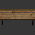 Wooden Bench With Natural Texture For Architectural Outdoor Garden And Park Areas