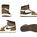 Modern sneaker 3d model