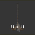 Chandelier Ceiling Lamp Living Room Chandelier Iron Chandelier Lighting Lamps Lighting Fixtures Furniture Furniture 3d model