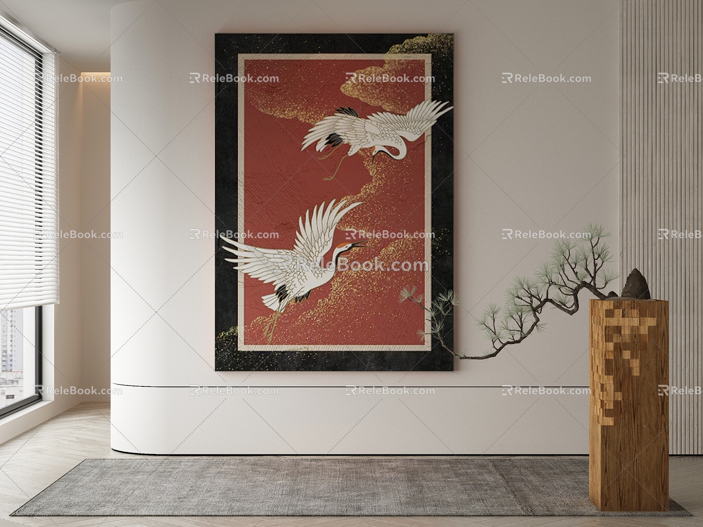 New Chinese Decorative Painting model