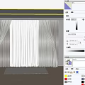 Modern Gray Curtains With White Sheer Panels For Elegant Window Treatment