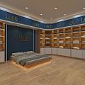 Modern Exhibition Hall Bedding Exhibition Hall 3d model