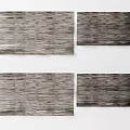 Modern Light Filtering Gray Wooden Blinds With Slatted Design For Home Windows