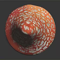 Modern Mushroom Poisonous Mushroom 3d model
