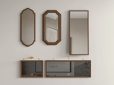 medieval mirror medieval mirror 3d model