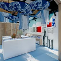 Beitang Linfeng Xinhua Primary School Yiyun Art Workshop With Chinese Archway Decor