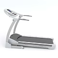 Modern Fitness Treadmill With Electronic Display And Control Panel For Home Gym