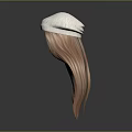 Game and Movie Character With White Knit Beanie and Long Brown Hair