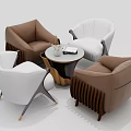 Colorful Modern Table And Chair Sets With Diverse Designs And Tabletop Decor
