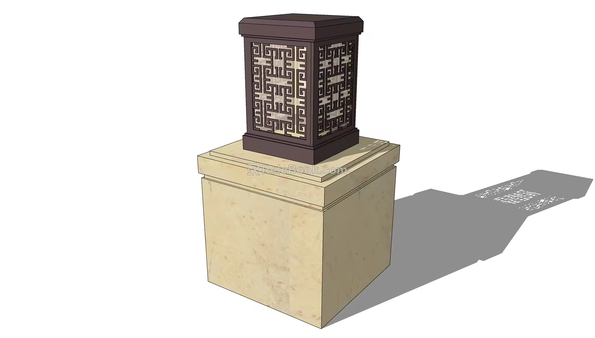 Modern lawn lamp landscape lamp low lamp lantern floor lamp garden lamp 3d model