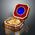 Compass Instrument Items 3d model