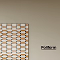 Designer Square Rug With Geometric Brown White Blue Pattern For Modern Home