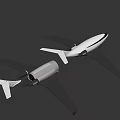 Luxurious Airliner Cabin Interior With White Diamond Stitched Seats And Comfortable Design
