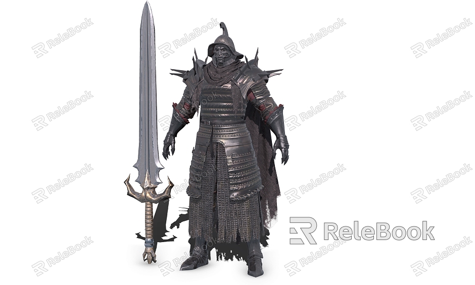 Medieval Warrior Armor Armor Swordsman model