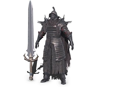 Medieval Warrior Armor Swordsman model