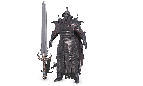 Medieval Warrior Armor Swordsman 3d model