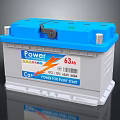 Car Power Battery 63ah 12V Power Delivery Start Reliable Household Electrical Energy Source