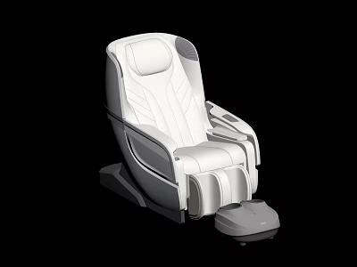 Intelligent Massage Chair With Modern Design Comfortable Cushion Ergonomic Armrest And Footrest 3d model