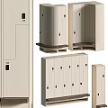 Different Types Of Storage Lockers With Numbered Doors And Various Sizes