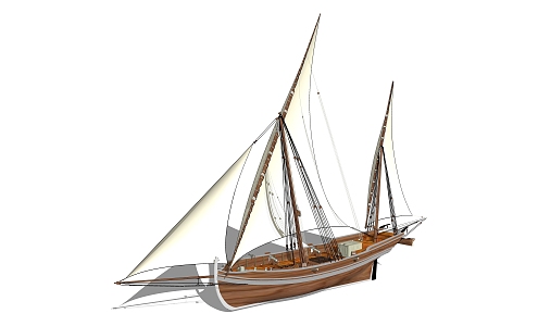 modern ship 3d model