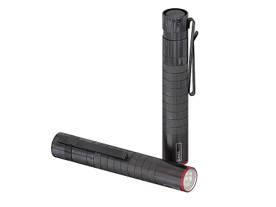 Durable Black Flashlights Daily Electrical Appliances With Portable Handheld Lighting Design 3d model