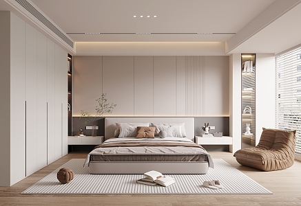 Modern Bedroom Home Bedroom 3d model