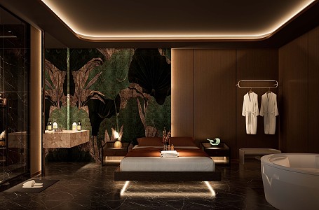 Modern SPA Room 3d model